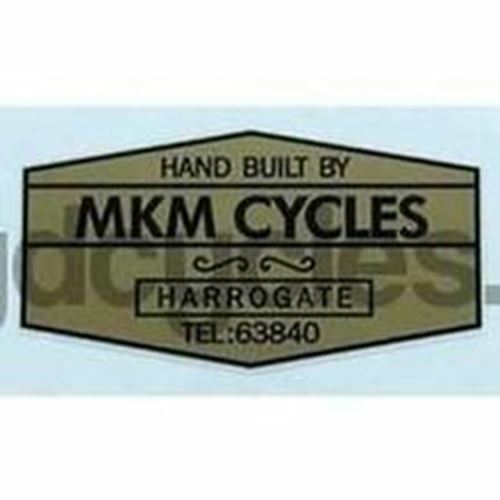 Mkm gold hexagonal decal - hexagonal,