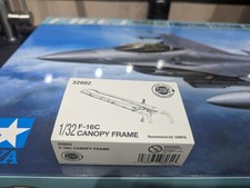 Tamiya 32nd Scale F-16 With Resin Canopy Detail Set. Brand New In Box