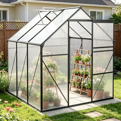 6x6ft black heavy duty - heavy, walk-in