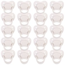 50pcs White Magnetic Pacifiers