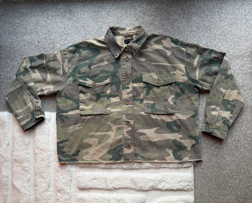 Topshop camo shacket - topshop, utility