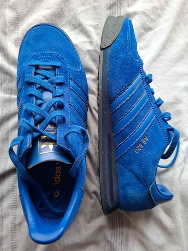 Adidas as520 blue - blue, suede