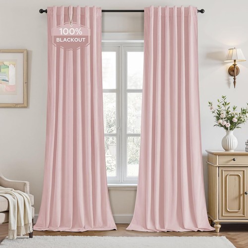Luxury pink velvet blackout - pink,