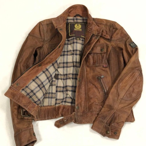 Belstaff brown leather - brown,