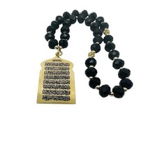 Gold and black car hanging - gold,