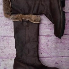 Fiorentini Baker Fur Lined Boots Size 37 4UK