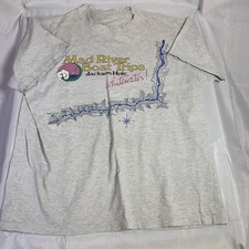 VTG (90s) Rafting Shirt Sz (XL) Mad River Boat Trips Jackson Hole Whitewater