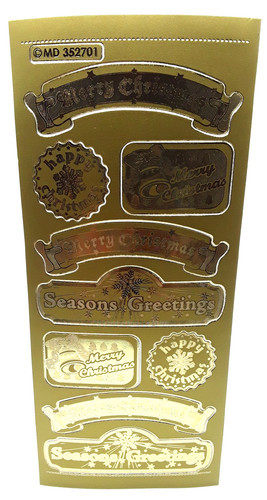 Peel off stickers merry - peel, 'merry