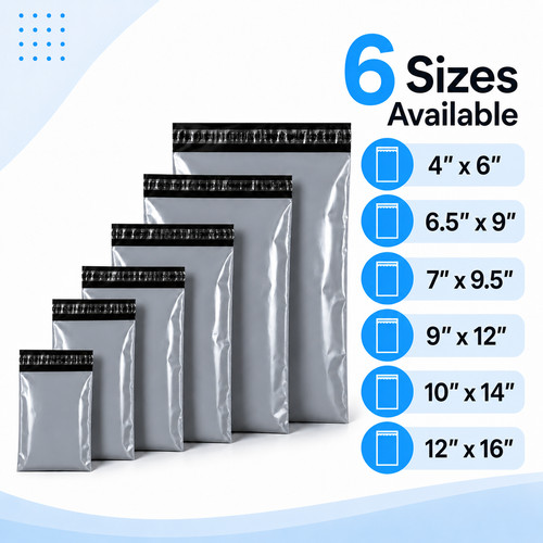 Grey mailing bags strong self - strong,