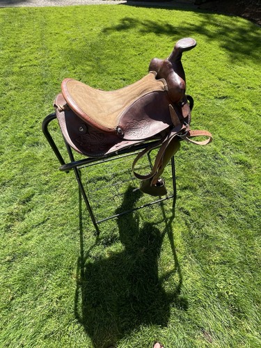 Western vintage saddle leather - saddle,