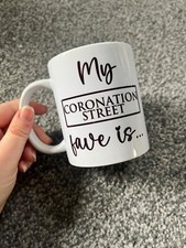 Coronation Street (Corrie) Character Cast Mug Merchandise (Fan made) Soap Fave