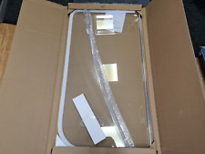 Home 4mm Half Frame Radius Silver Bath Screen