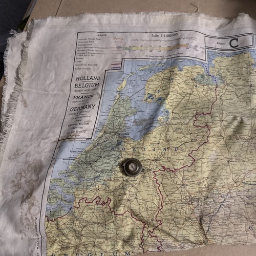Wwii raf pilots silk - silk, escape