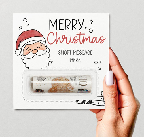 Personalised christmas money - christmas,
