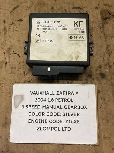 Vauxhall zafira 2004 - vauxhall, 1.6
