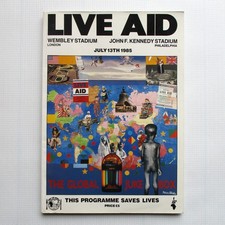 Live Aid Concert Programme