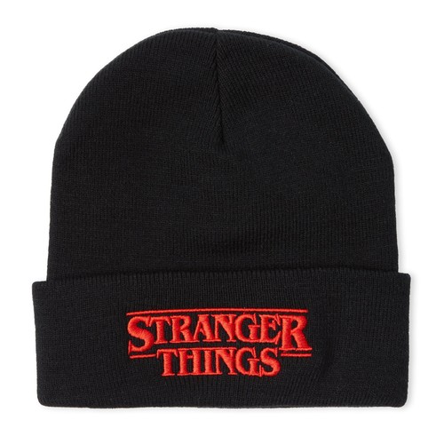 Stranger things logo beanie - stranger,