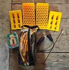 Caravan/Motorhome Useful Bundle - Chocks, 7-13 pin, weight gauge, drill, chains