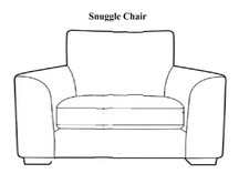 Ivory Cream Traditional High Grade Fabric Sofa Suite CARLOW Black, Brown or Grey