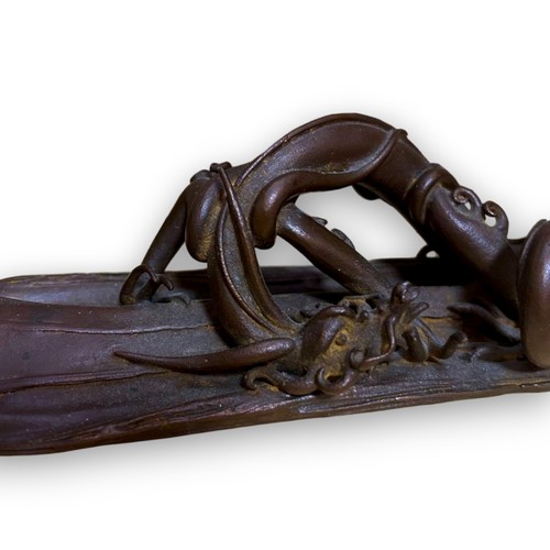 Vintage japanese dragon bronze - vintage,