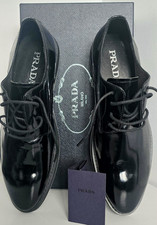 Prada Men’s Black Polished