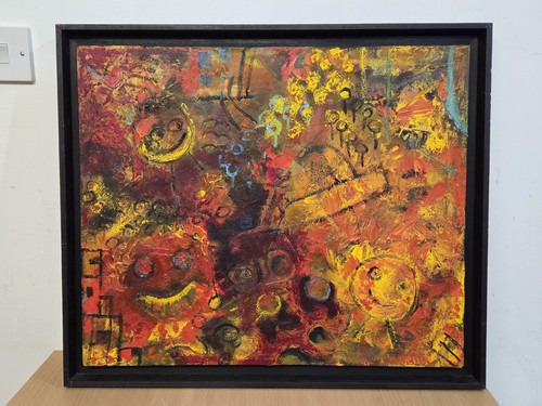Large framed friends abstract - framed,