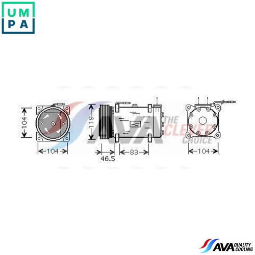 Compressor air conditioning - compressor,