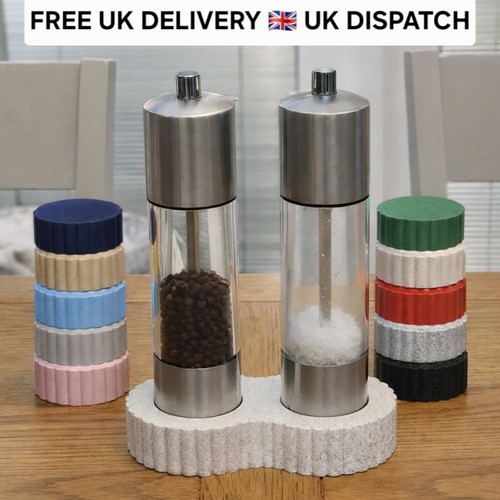 Salt pepper mill stand fits - mill,