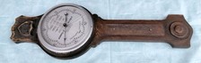 Banjo Wilson Forecast Barometer Carved Wood Base Parts Only See Descrip