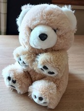 Preloved Soft Teddy Bear 26 cm Height Beige (Used - Excellent)