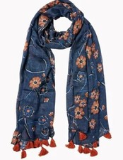 Fat Face Sunset Floral Scarf