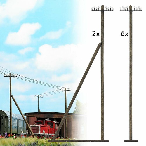 Genuine wooden telegraph poles - genuine,