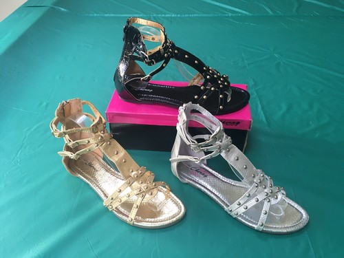 Ladies studded zip strap - studded, zip/strap