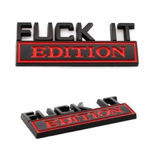 2pc F*CK IT EDITION Black