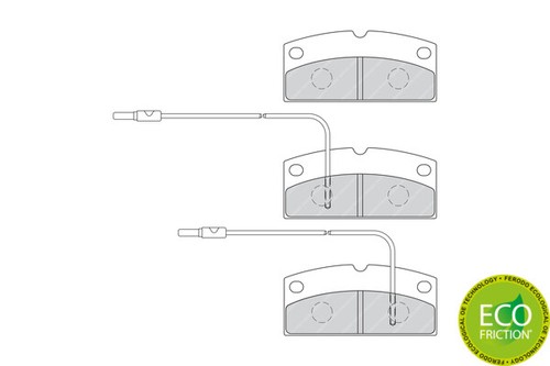 New brake pad - set,,