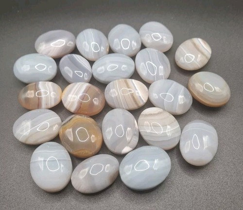 Blue lace agate cabochon - lace,