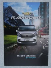 MARQUIS FIAT RANDGER CAMPERVAN Brochure 2019: R499, R535.Spec. Equipment. Plans.