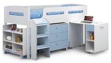 Blue pink child cabin - child, bed