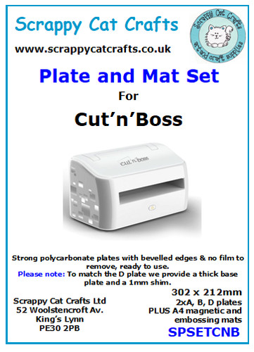 Plates mat set for - plates, cut