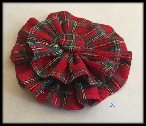 Royal stewart rosette brooch - rosette,