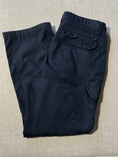 Peter Storm Men’s Cargo Utility Walking Hiking Black Trousers Size 36R L30