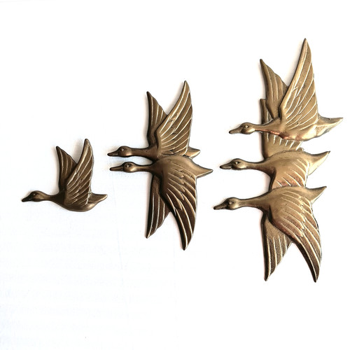 Vintage solid brass flying - vintage,