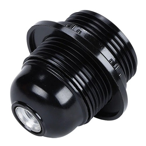Black e27 self locking - black,