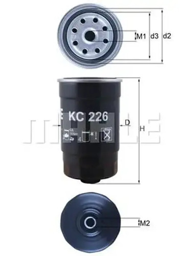 Fuel filter spin kc - spin-on,