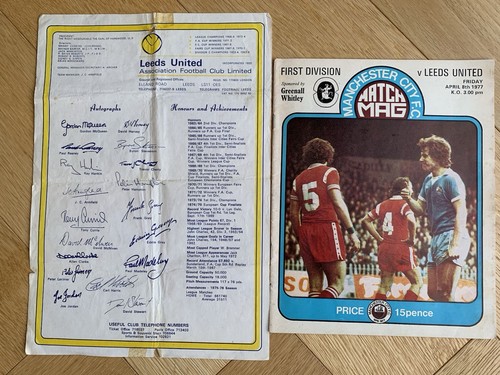 Leeds united memorabilia - leeds,