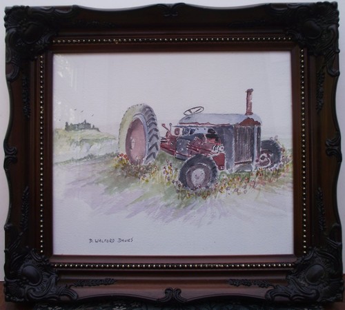 Watercolour welsh artist - by, d