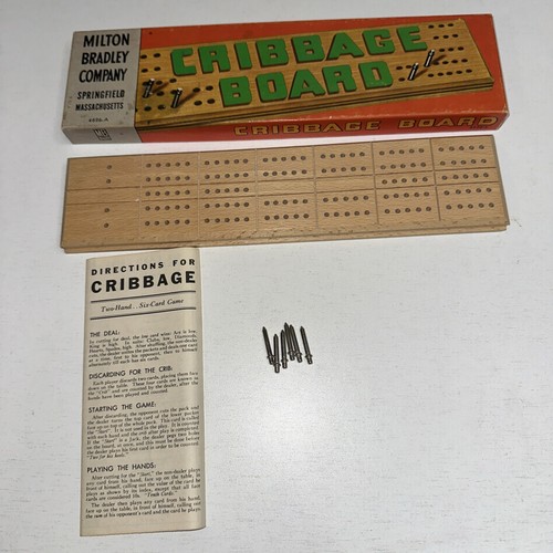 Vtg nos milton bradley wooden - nos,