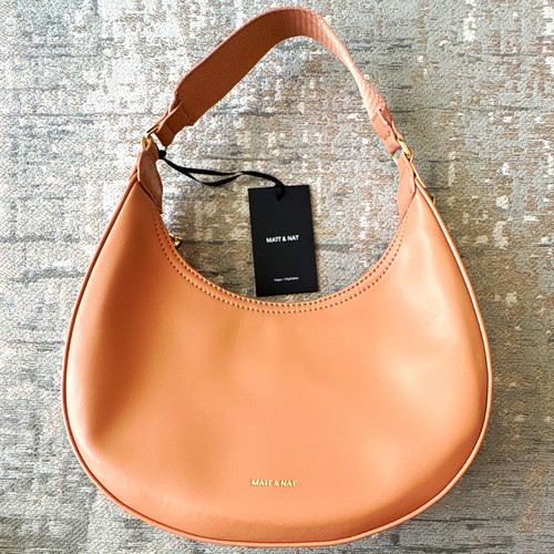 Matt nat pink faux - faux, leather