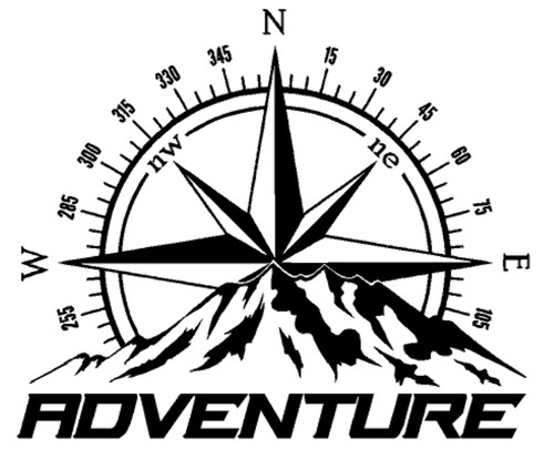 Large adventure compass nature - large,