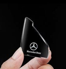 2PCS CAR DOOR FRONT CORNER PROTECTOR COVER ANTI-COLLISION STICKER MERCEDES AMG